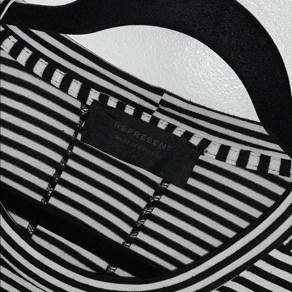 Represent Striped Extra-Length Tee - Picture 3 of 3